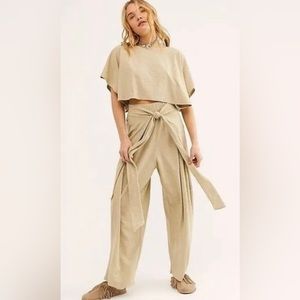 Free People FP Beach Pant Set, size XS